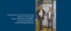 Innenminister Holger Stahlknecht informiert sich über den wissenschaftlichen Bildungskonfigurator WIBKO