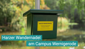 Ein Sonderstempel wurde nun anlässlich des 30. Geburtstag der Hochschule Harz auf dem Wernigeröder Campus aufgestellt.