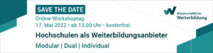 Save the Date - Workshoptag
