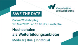 Save the Date Online-Workshoptag
